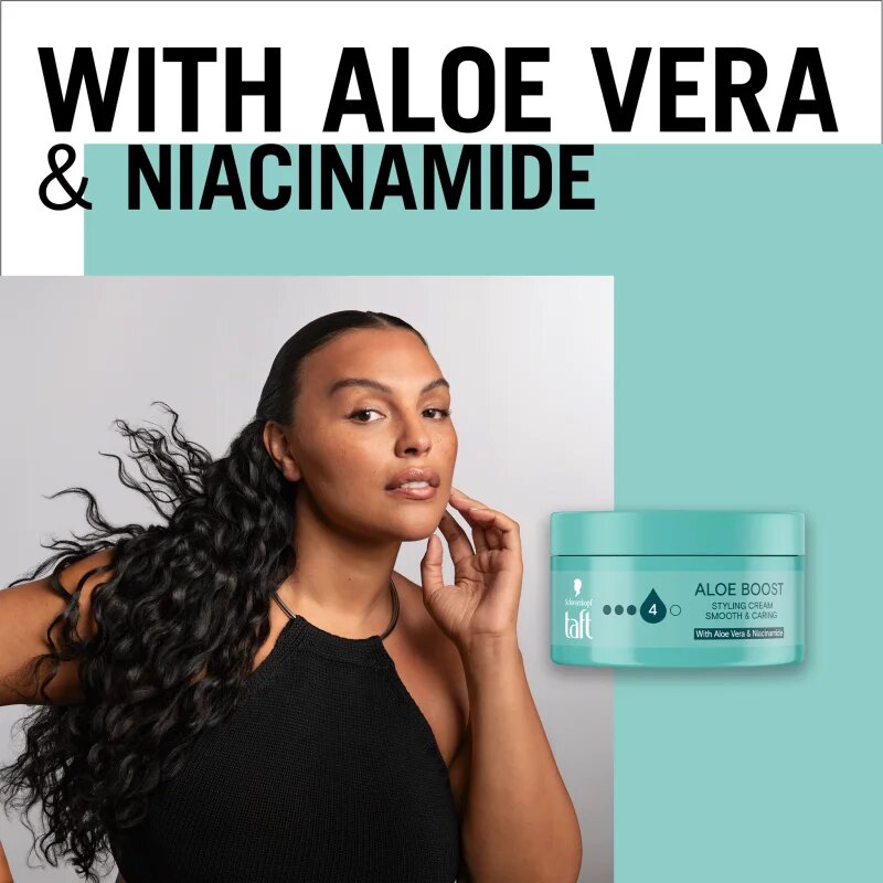Schwarzkopf Taft Aloe Boost хидратиращ стилизиращ крем 100 мл.