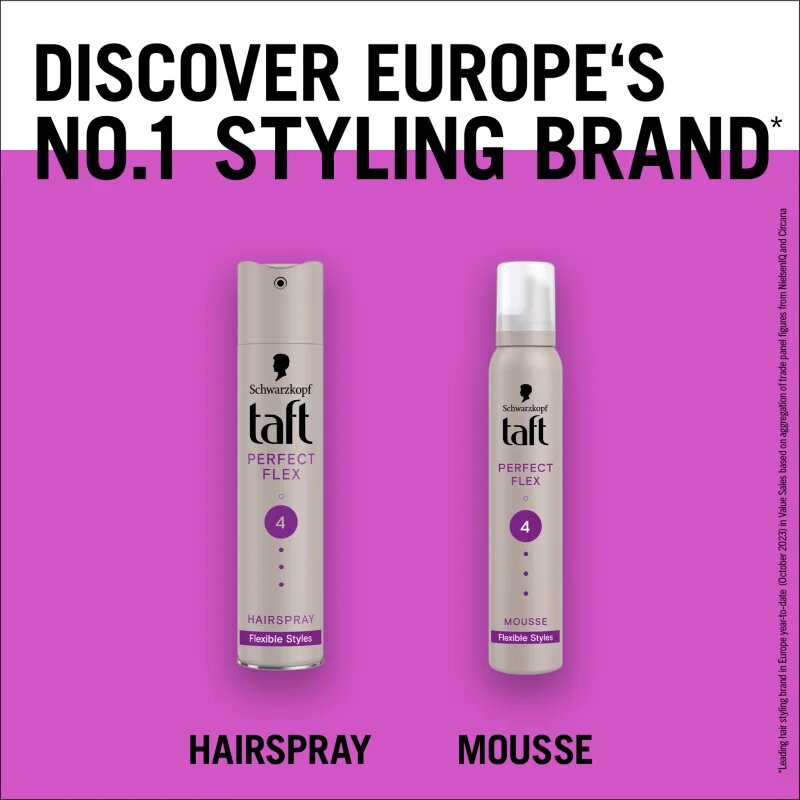 Schwarzkopf Taft Perfect Flex лак за коса със силна фиксация 250 мл.