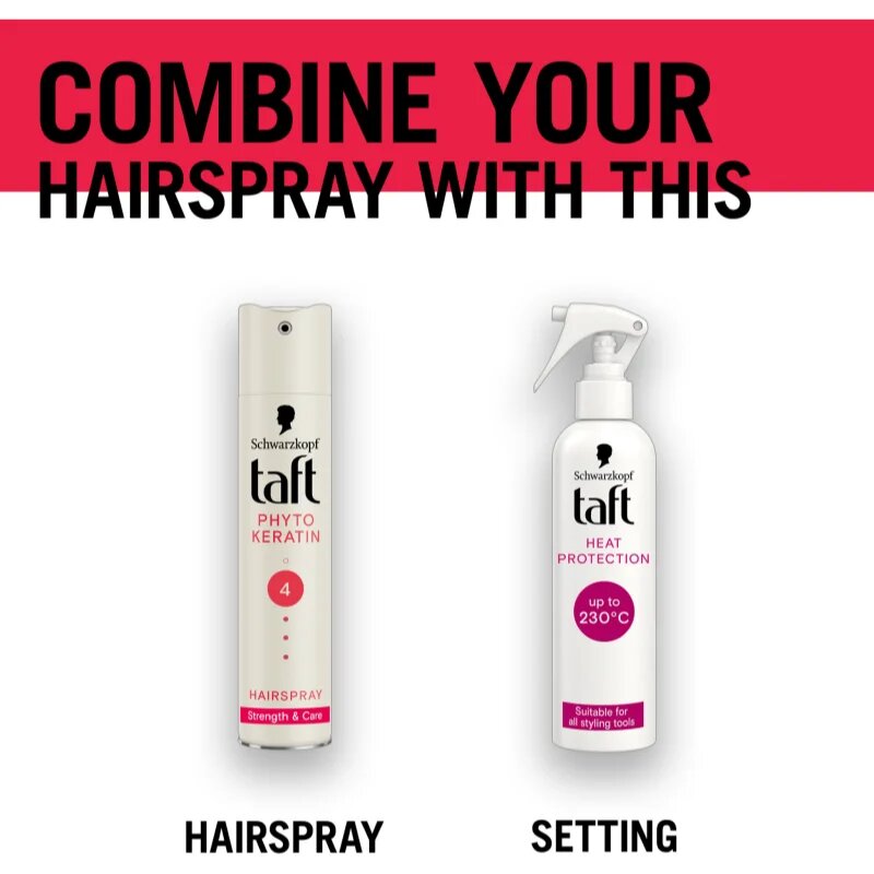 Schwarzkopf Taft Phytokeratin лак за коса със силна фиксация 250 мл.