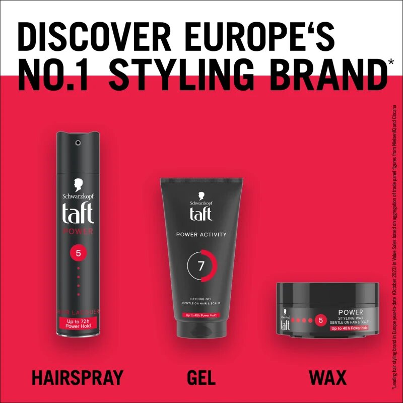 Schwarzkopf Taft Power гел за коса със силна фиксация 150 мл.