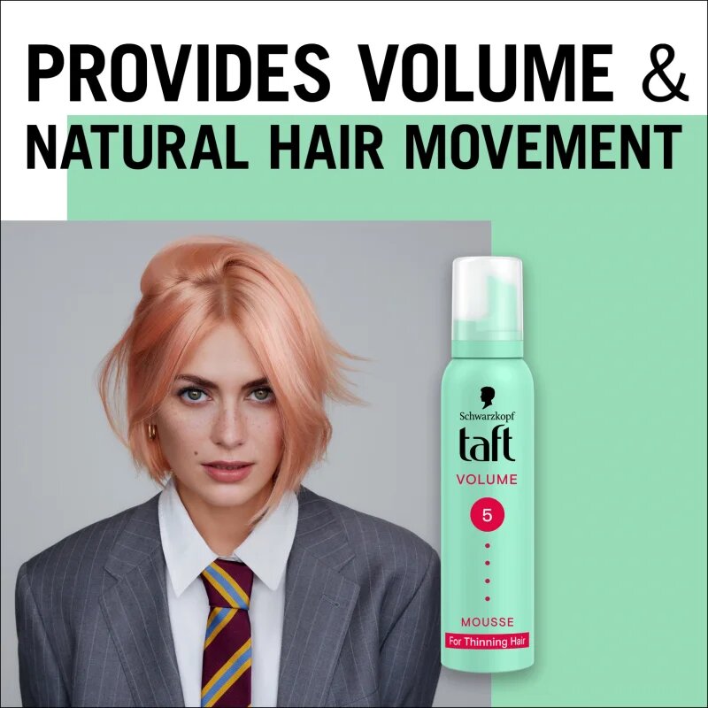 Schwarzkopf Taft Volume пяна втвърдител за тънка и изтощена коса 200 мл.