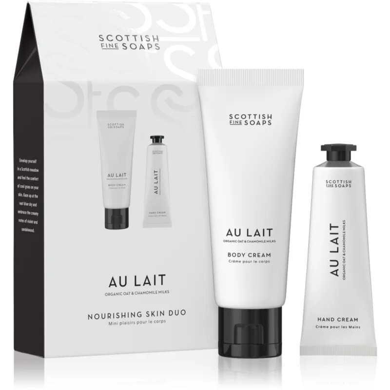 Scottish Fine Soaps Au Lait подаръчен комплект за ръце