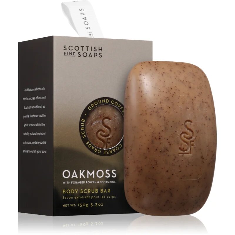 Scottish Fine Soaps Oakmoss ексфолиращ сапун за тяло 150 гр.