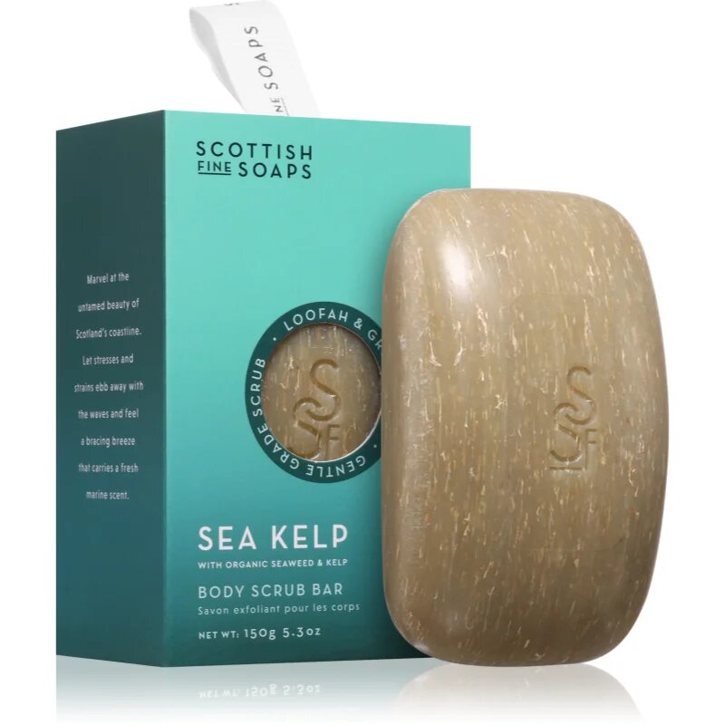 Scottish Fine Soaps Sea Kelp Body Scrub Bar ексфолиращ сапун за тяло 150 гр.