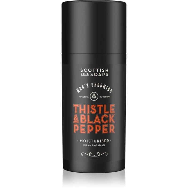 Scottish Fine Soaps Thistle & Black Pepper хидратиращ крем за лице за мъже 100 мл.