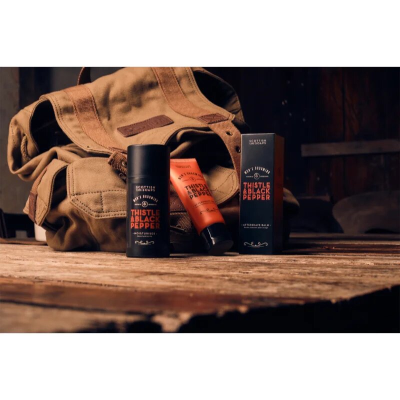 Scottish Fine Soaps Thistle & Black Pepper хидратиращ крем за лице за мъже 100 мл.