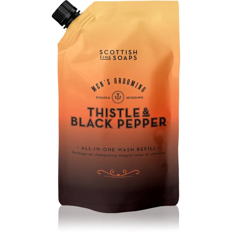 Scottish Fine Soaps Thistle & Black Pepper течен сапун пълнител 1200 мл.