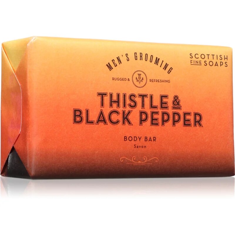 Scottish Fine Soaps Thistle & Black Pepper твърд сапун 220 гр.