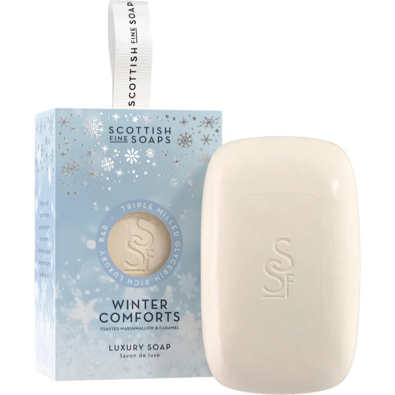 Scottish Fine Soaps Winter Comforts твърд сапун аромати Toasted Marshmallow & Caramel 150 гр.