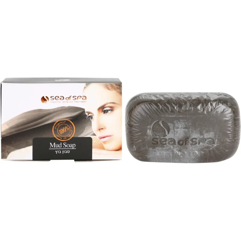 Sea of Spa Essential Dead Sea Treatment твърд сапун с черна кал 125 гр.