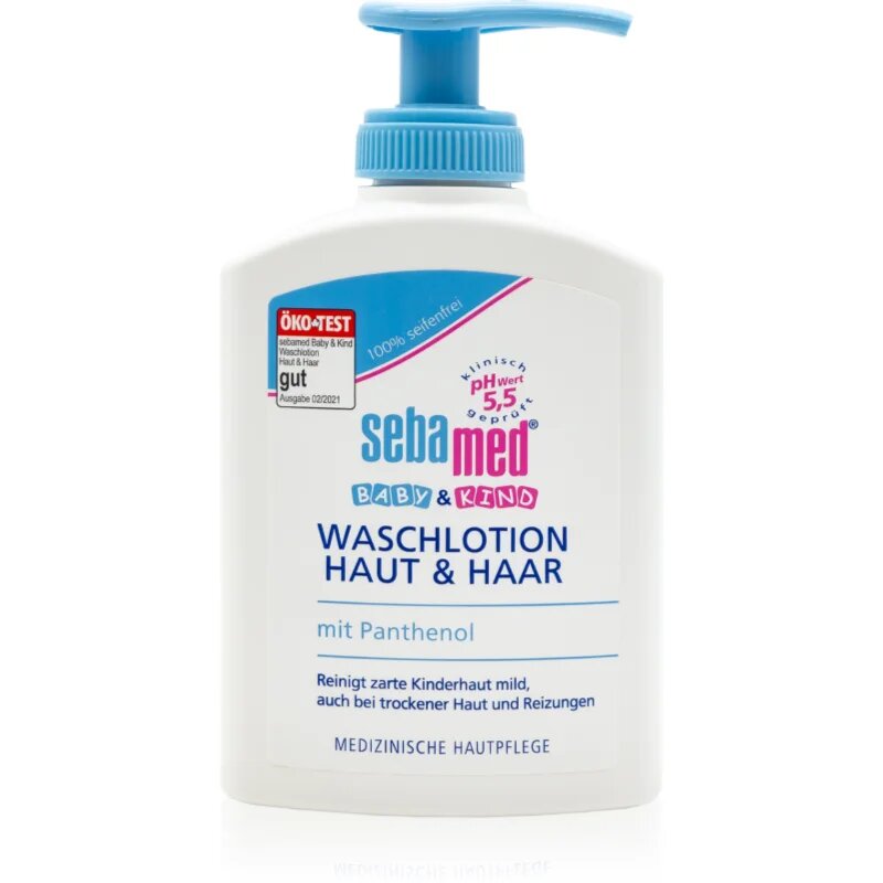 Sebamed Baby измиваща емулсия за тяло и коса с дозатор 200 мл.