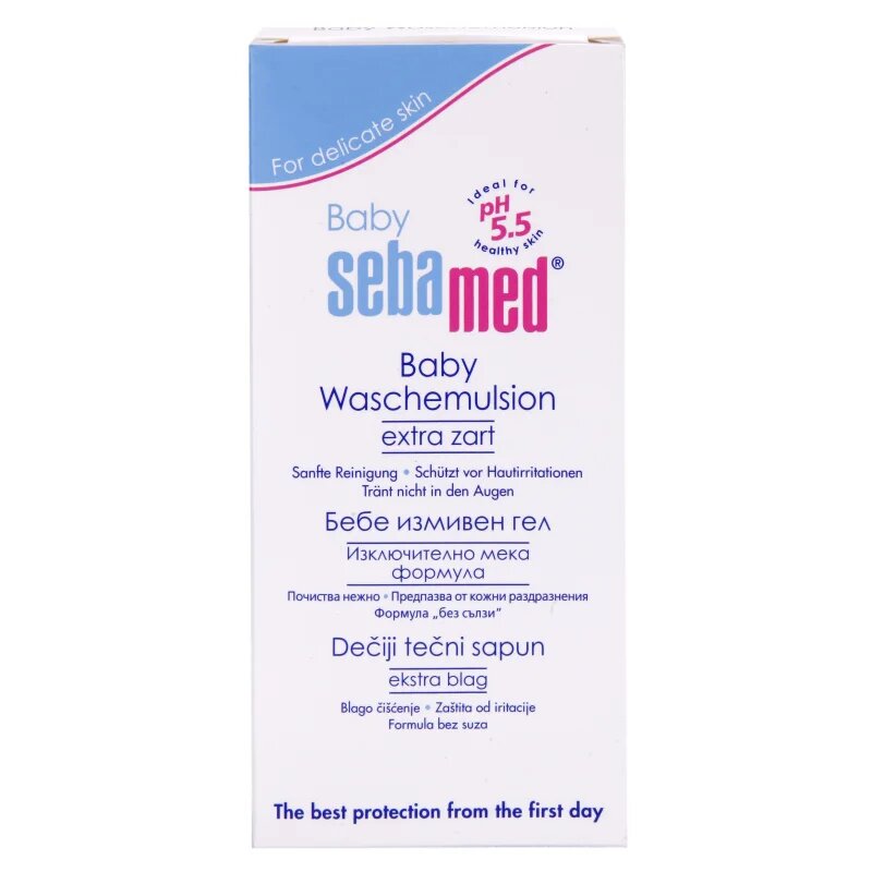 Sebamed Baby Wash изключително нежна миеща емулсия за тяло и коса 200 мл.