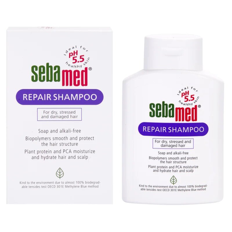 Sebamed Hair Care регенериращ шампоан за суха и увредена коса 200 мл.