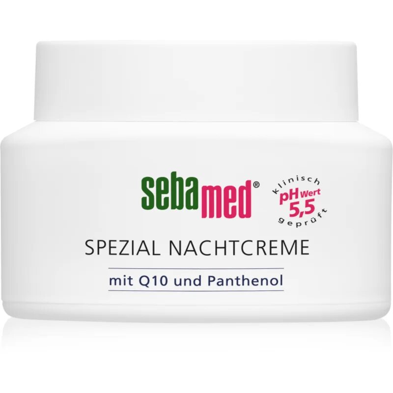 Sebamed Special Night Cream with Q10 and Panthenol регенериращ нощен крем с коензим Q 10 75 мл.