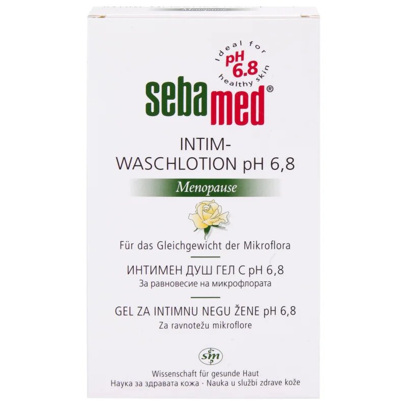 Sebamed Wash емулсия за интимна хигиена при менопауза pH 68 200 мл.