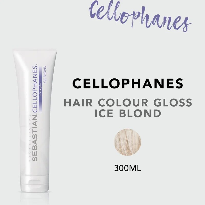 Sebastian Professional Cellophanes маска възвръщаща блясък на боядисана коса цвят Ice Blond 300 мл.