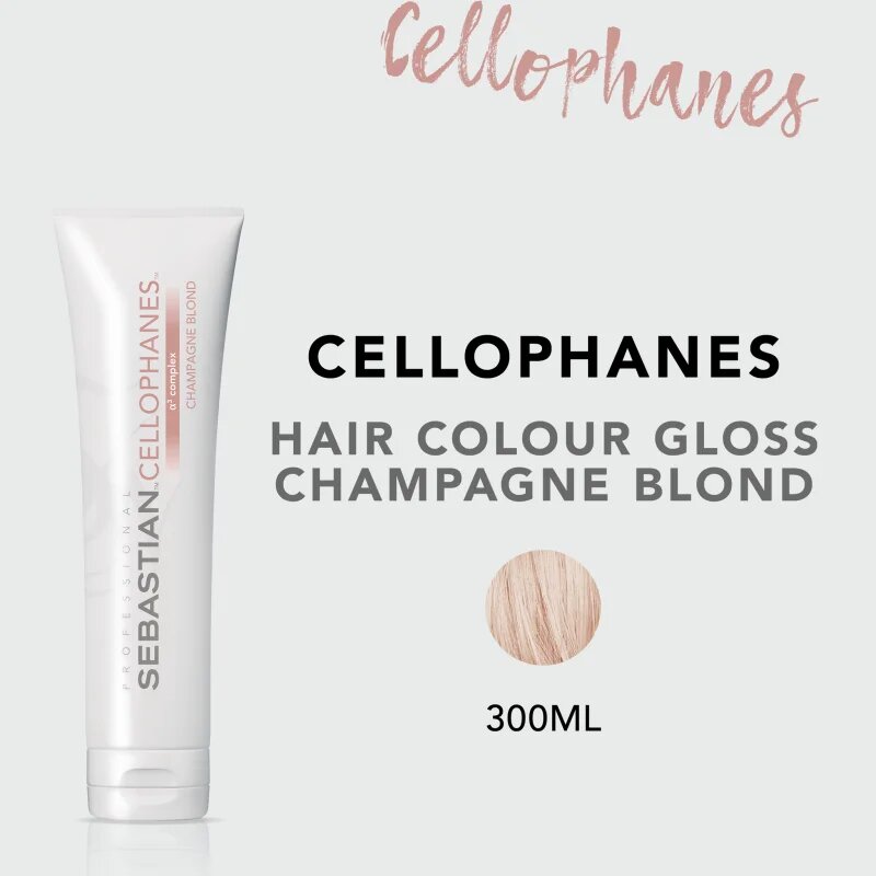 Sebastian Professional Cellophanes маска възвръщаща блясък на боядисана коса цвят Rose Blond 300 мл.