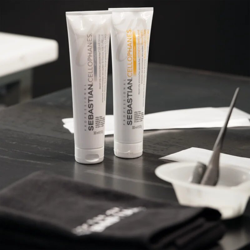 Sebastian Professional Cellophanes маска възвръщаща блясък на боядисана коса цвят Rose Blond 300 мл.