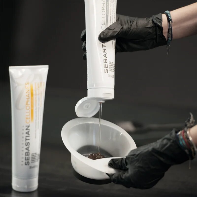 Sebastian Professional Cellophanes маска възвръщаща блясък на боядисана коса цвят Rose Blond 300 мл.