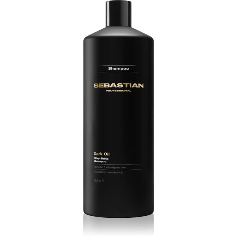 Sebastian Professional Dark Oil хидратиращ шампоан за блясък и мекота на косата 1000 мл.