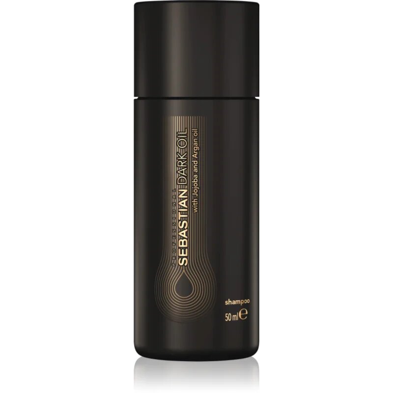 Sebastian Professional Dark Oil хидратиращ шампоан за блясък и мекота на косата 50 мл.