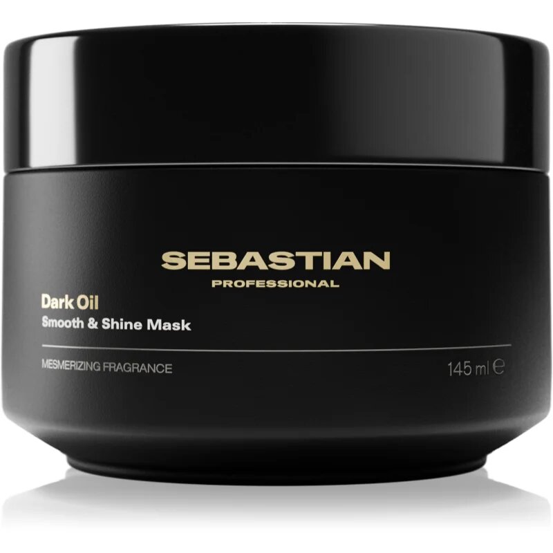 Sebastian Professional Dark Oil интензивна подхранваща маска за блясък и мекота на косата 145 мл.