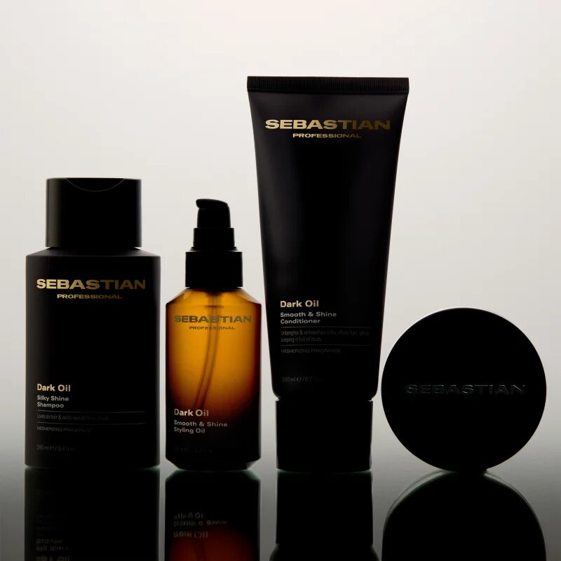 Sebastian Professional Dark Oil Set комплект за пътуване за блясък и мекота на косата