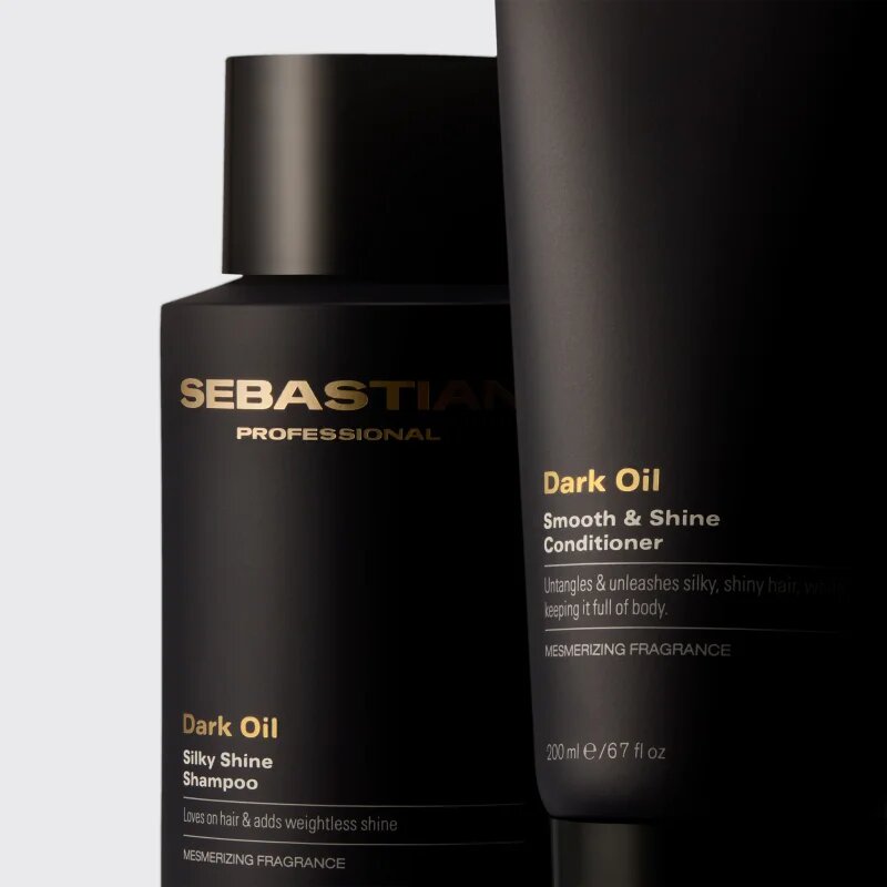 Sebastian Professional Dark Oil Set комплект за пътуване за блясък и мекота на косата