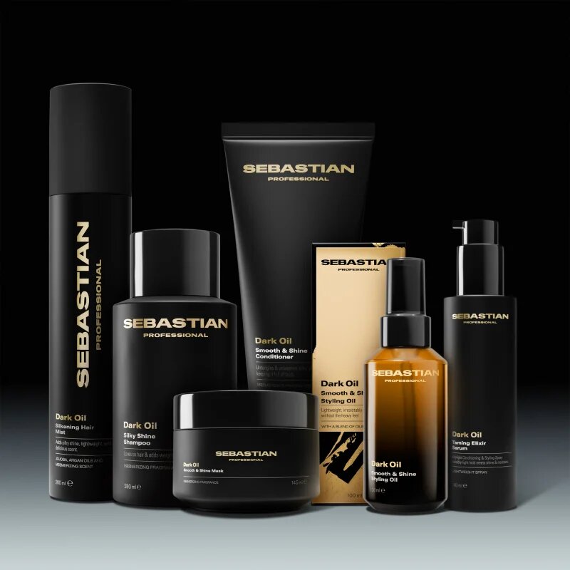 Sebastian Professional Dark Oil Set комплект за пътуване за блясък и мекота на косата
