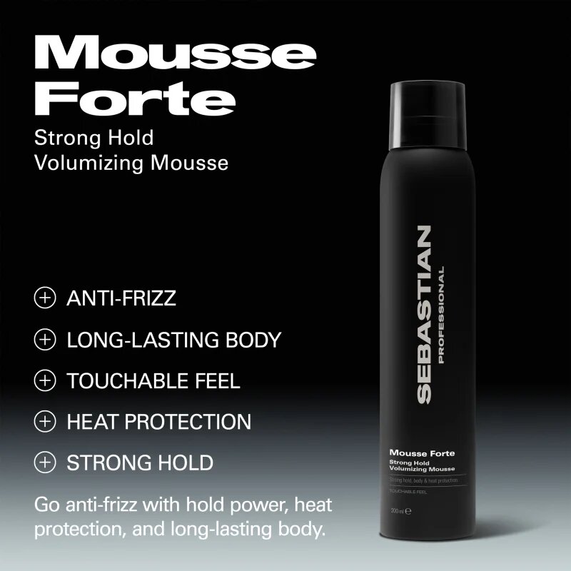 Sebastian Professional Mousse Forte пяна втвърдител 200 мл.