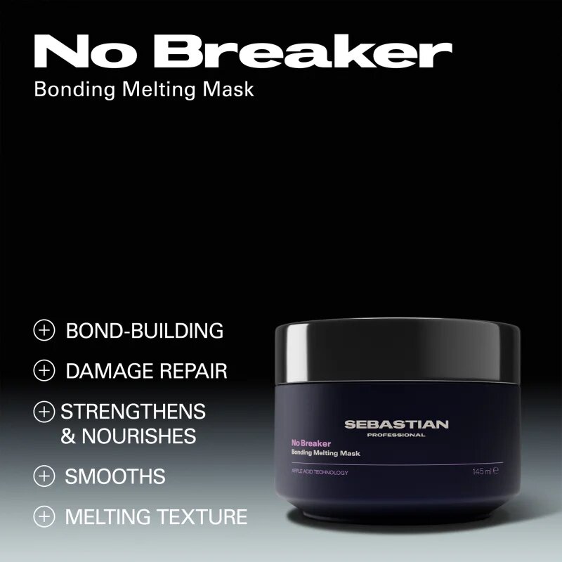 Sebastian Professional No.Breaker Bonding Melting Mask интензивна маска за коса за увредена коса 145 мл.