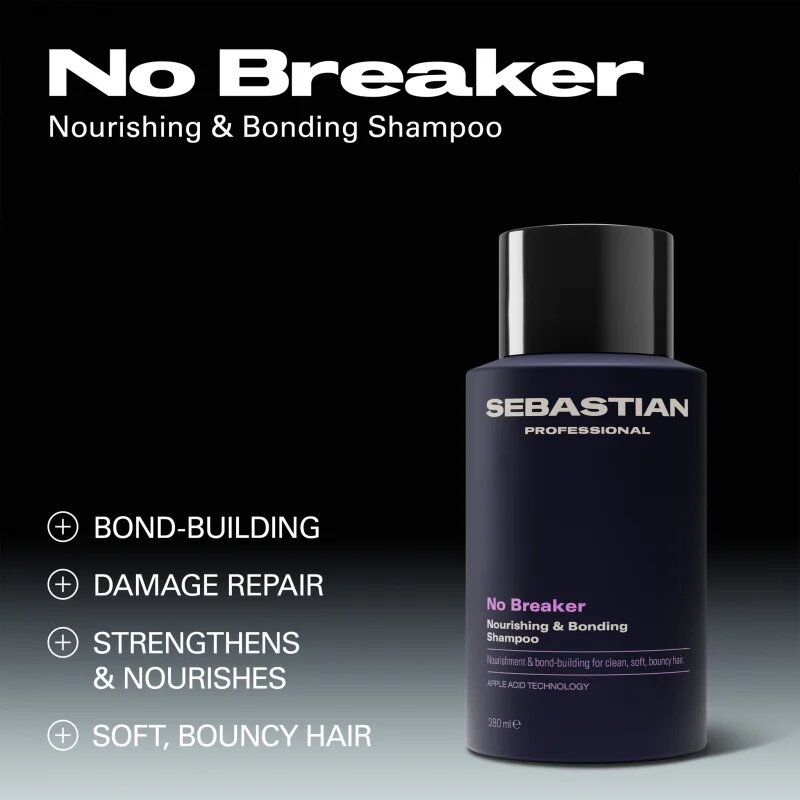 Sebastian Professional No.Breaker Bonding Shampoo подхранващ шампоан за укрепване на косата 280 мл.