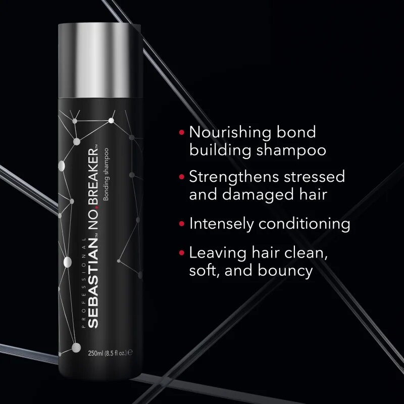 Sebastian Professional No.Breaker Bonding Shampoo подсилващ и ревитализиращ шампоан за увредена коса 1000 мл.