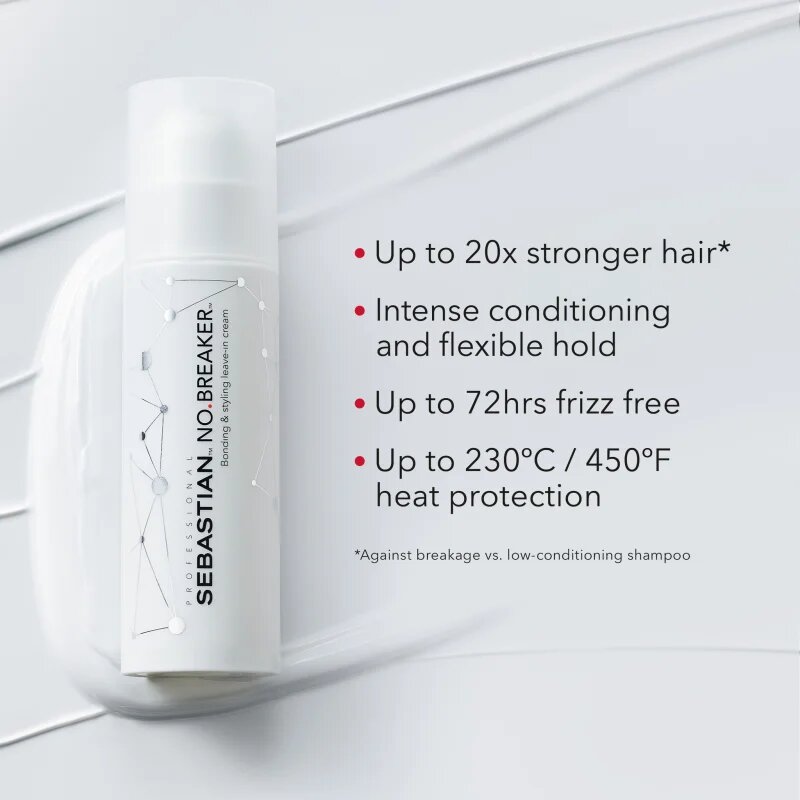 Sebastian Professional No.Breaker Bonding & Styling Leave-in Cream грижа за коса без отмиване за ежедневна употреба 145 мл.