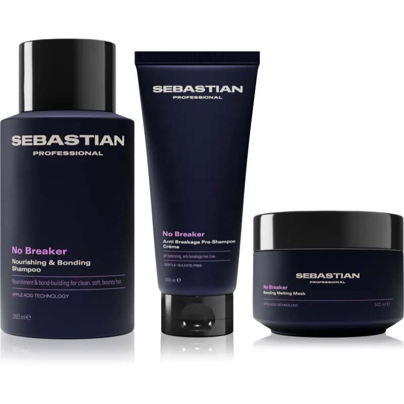 Sebastian Professional No.Breaker Bundle комплект за изтощена коса 3 бр.