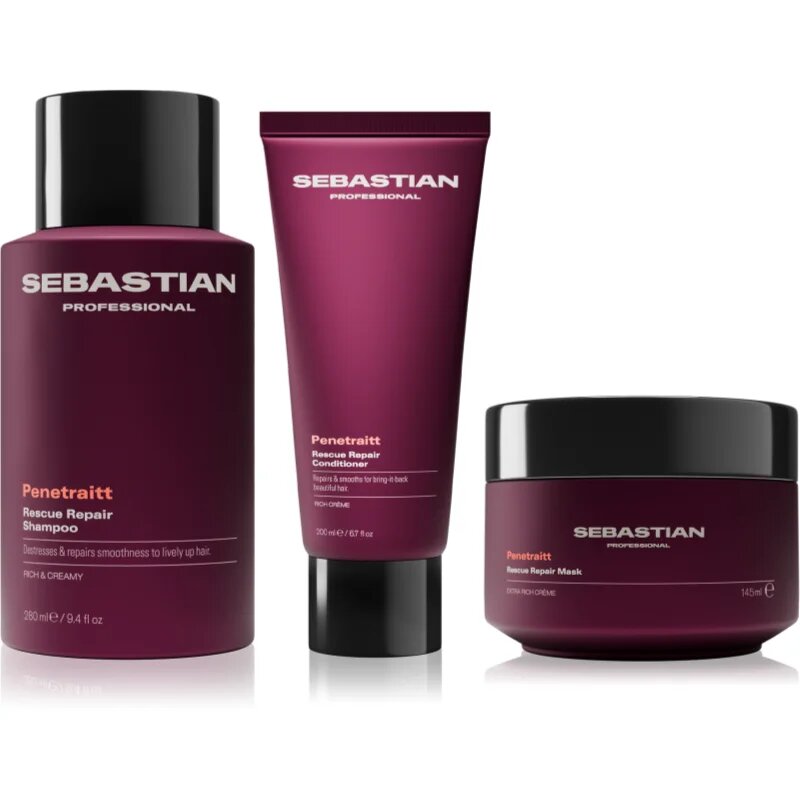 Sebastian Professional Penetraitt Bundle комплект за увредена и химически третирана коса