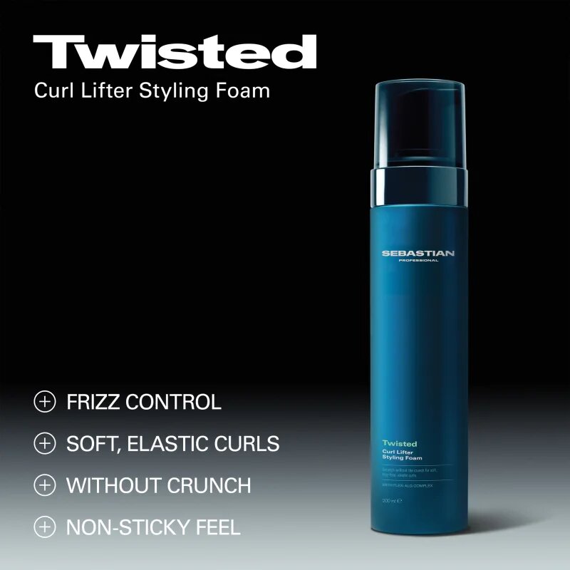 Sebastian Professional Twisted стилизираща пяна за чуплива и къдрава коса 200 мл.