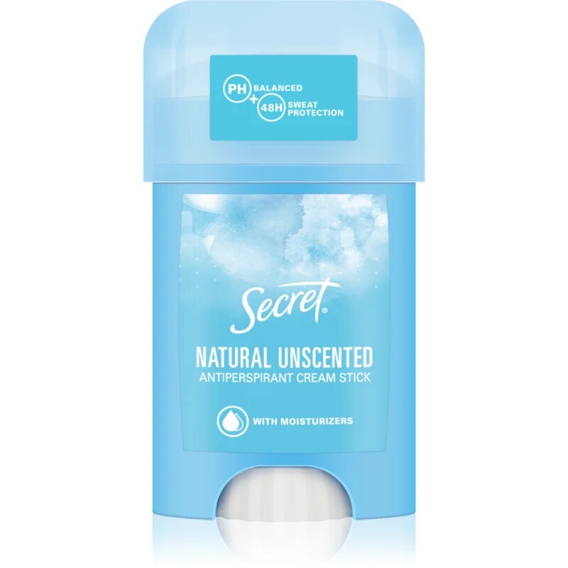Secret Natural Unscented Antiperspirant Cream Stick крем-антиперспирант за жени 40 мл.
