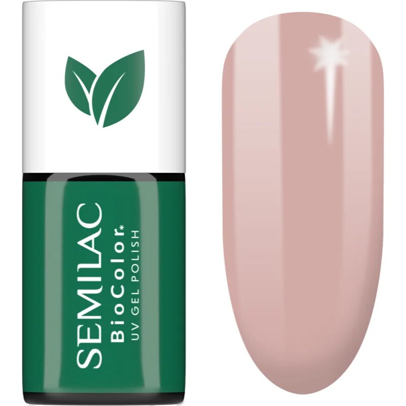 Semilac UV Hybrid BioColor гел лак за нокти с използване на UV/LED лампа цвят 715 Yoga On Sand 7 мл.