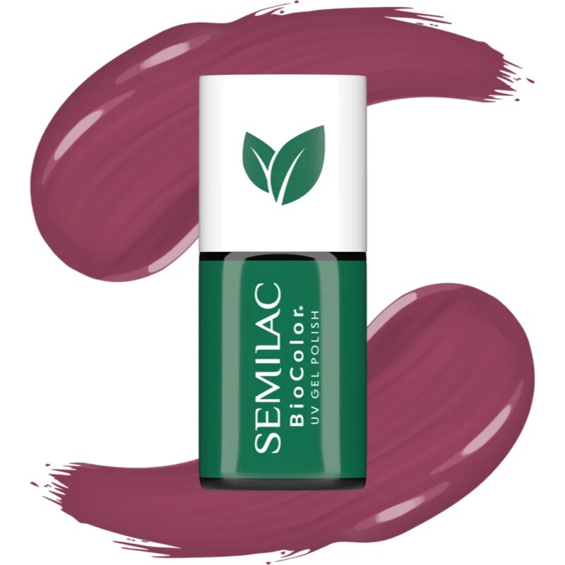 Semilac UV Hybrid BioColor гел лак за нокти с използване на UV/LED лампа цвят 718 Natural Cyclamen 7 мл.