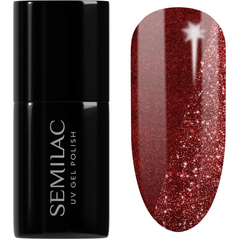 Semilac UV Hybrid Day and Night гел лак за нокти с използване на UV/LED лампа цвят 396 Flash And Blush 7 мл.