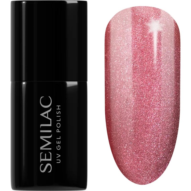 Semilac UV Hybrid Gloss GALA гел лак за нокти с използване на UV/LED лампа цвят 662 Rosé Gloss 7 мл.