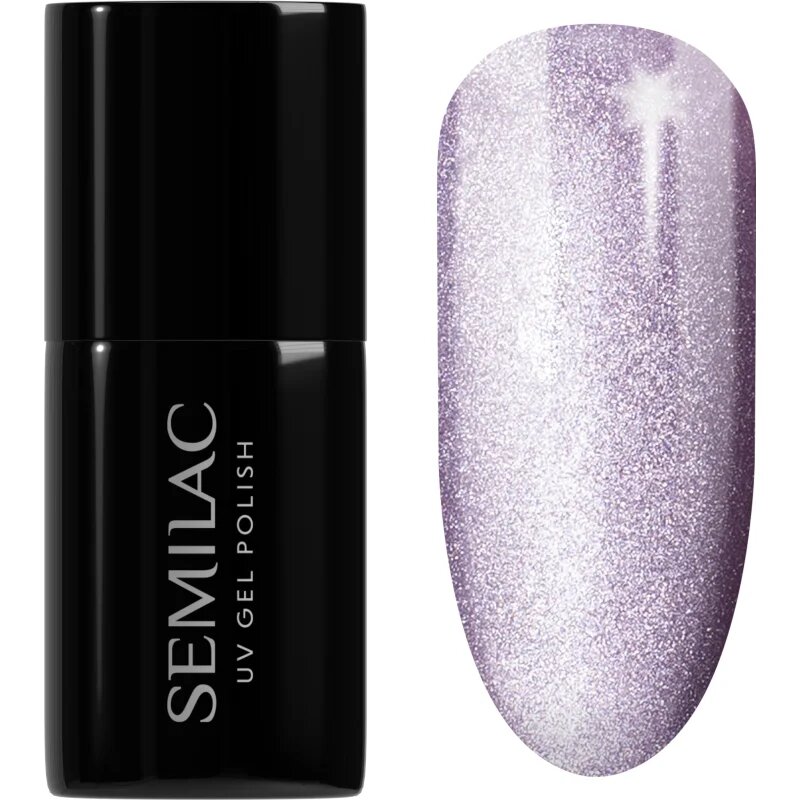 Semilac UV Hybrid Gloss GALA гел лак за нокти с използване на UV/LED лампа цвят 664 Lilac Gloss 7 мл.