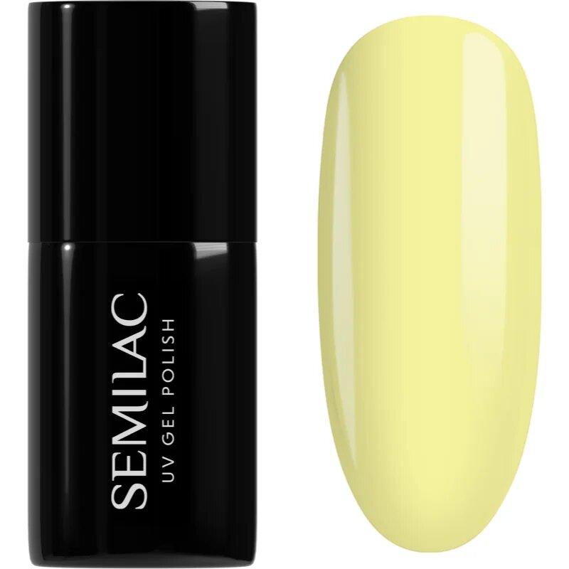 Semilac UV Hybrid Inner Glow гел лак за нокти цвят 970 Limoncello 7 мл.