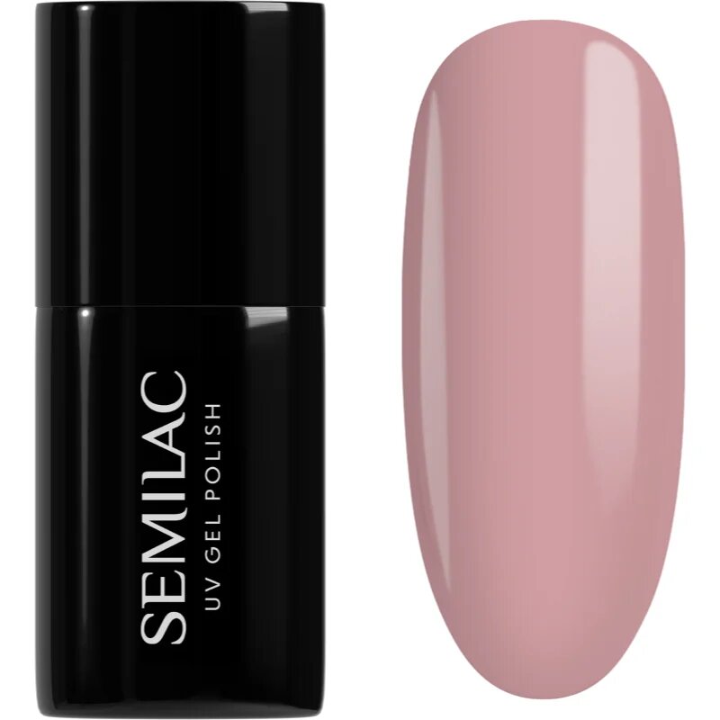 Semilac UV Hybrid Naked Nails гел лак за нокти цвят 586 Dirty Rose Nude 7 мл.
