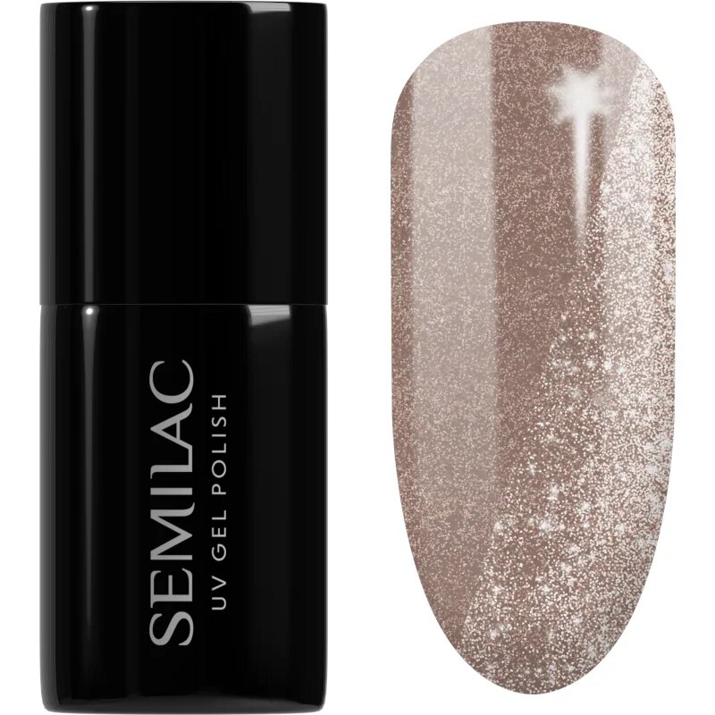 Semilac UV Hybrid New YEAAH гел лак за нокти с използване на UV/LED лампа цвят 408 Less Sugar 7 мл.