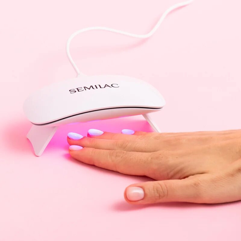 Semilac UV LED Lamp 6W LED лампа за моделиране на маникюр с гел 6 W 1 бр.