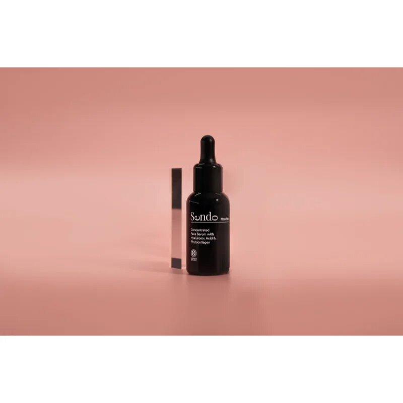 Sendo Nourish Concentrated Face Serum with Hyaluronic Acid & Phytocollagen концентрат с хиалуронова киселина и фитоколаген 25 мл.