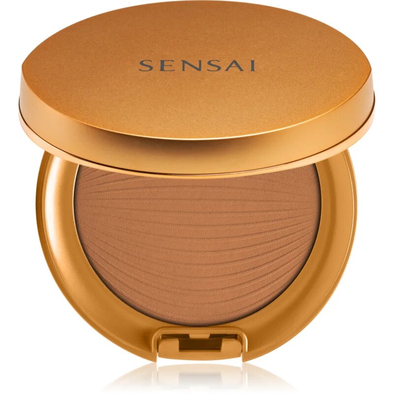 Sensai Silky Bronze Natural Veil Compact компактна пудра за освежаване и изглаждане на кожата цвят SC04 Dark 85 гр.