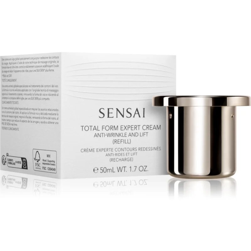 Sensai Total Form Expert Cream Refill хидратиращ крем против стареене пълнител 50 мл.